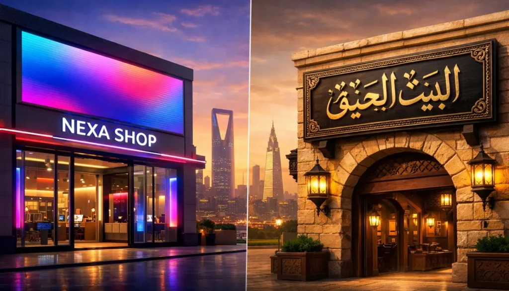 Outdoor Signage Riyadh